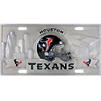 Houston Texans Collector's License Plate